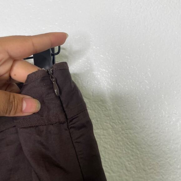 East 5th Skirt Womens Skirt Size 16 Brown Lined Knee Length Casual Wear - Picture 6 of 13